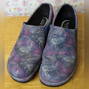 Naples Klogs Footwear Floral Slip-On Nursing Clogs – Comfort Work Shoes, T8MIS